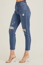 Load image into Gallery viewer, High Waist Distressed Mom Jeans
