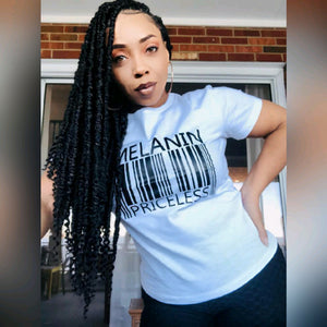 White Melanin Priceless T-Shirt