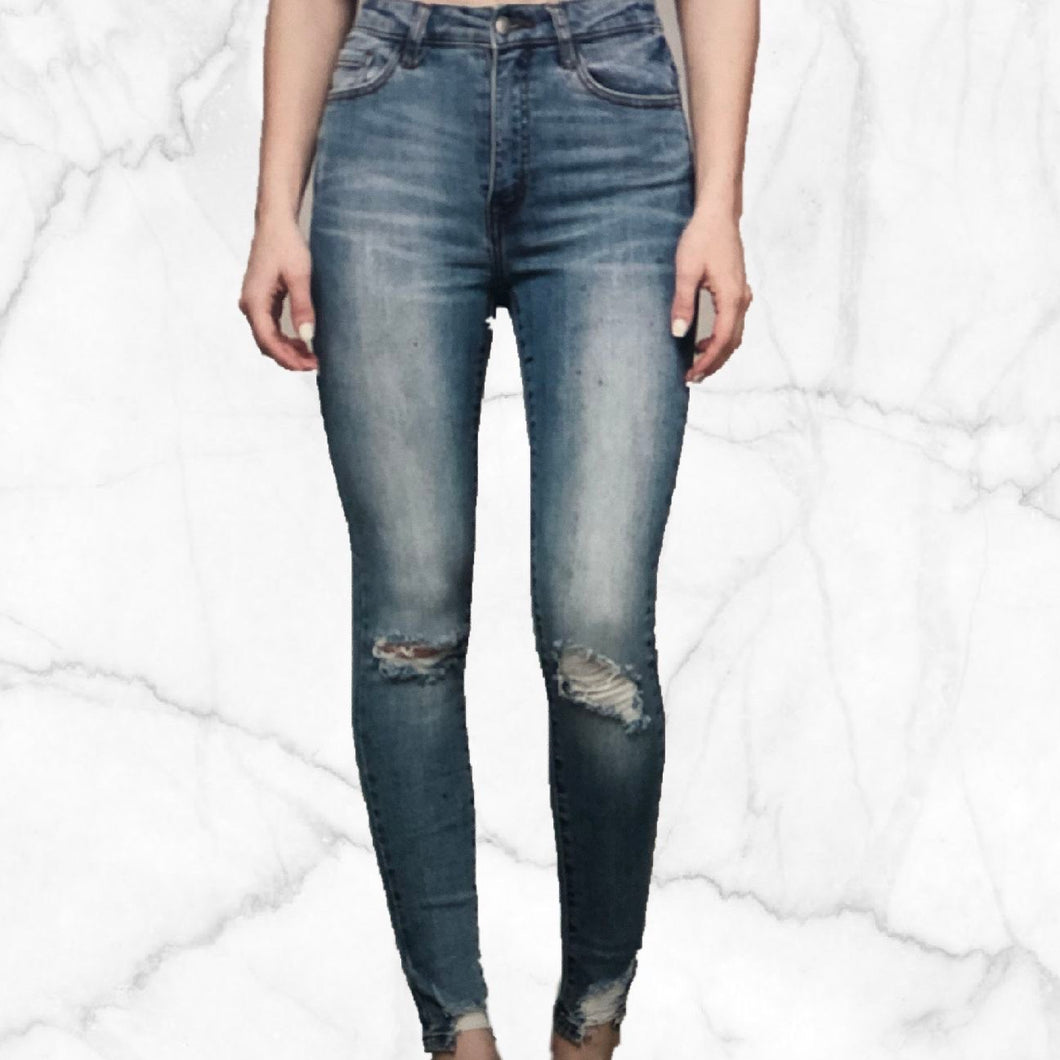 Distressed Skinny Jeans